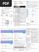 Yeacomm YF-P21 User Manual: 1、Main Technology Parameters