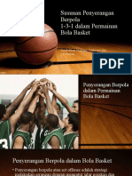 Susunan Penyerangan Berpola 1-3-1 Dalam Permainan Bola Basket