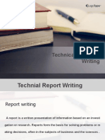 Techinal Reports Writing