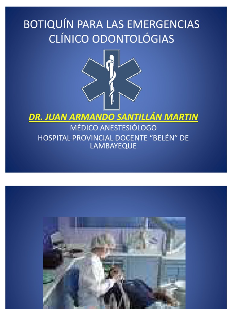 botiquin de emergencias | Especialidades Medicas | Medicina CLINICA