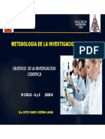 Obejtivo de La Investigación Cientifica