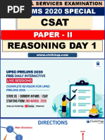 Direction-Based Reasoning Questions | PDF | Teaching Mathematics