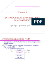 İntroduction To Operation Management
