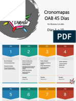 Cronomapas OAB 45 Dias: Por Mariana Carvalho