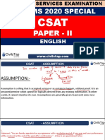 CivilsTap - CSAT - 2021 - Lecture - 4