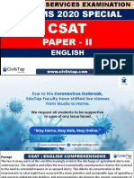 CivilsTap - CSAT - English 11