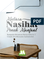 Mutiara Nasihat Penuh Manfaat