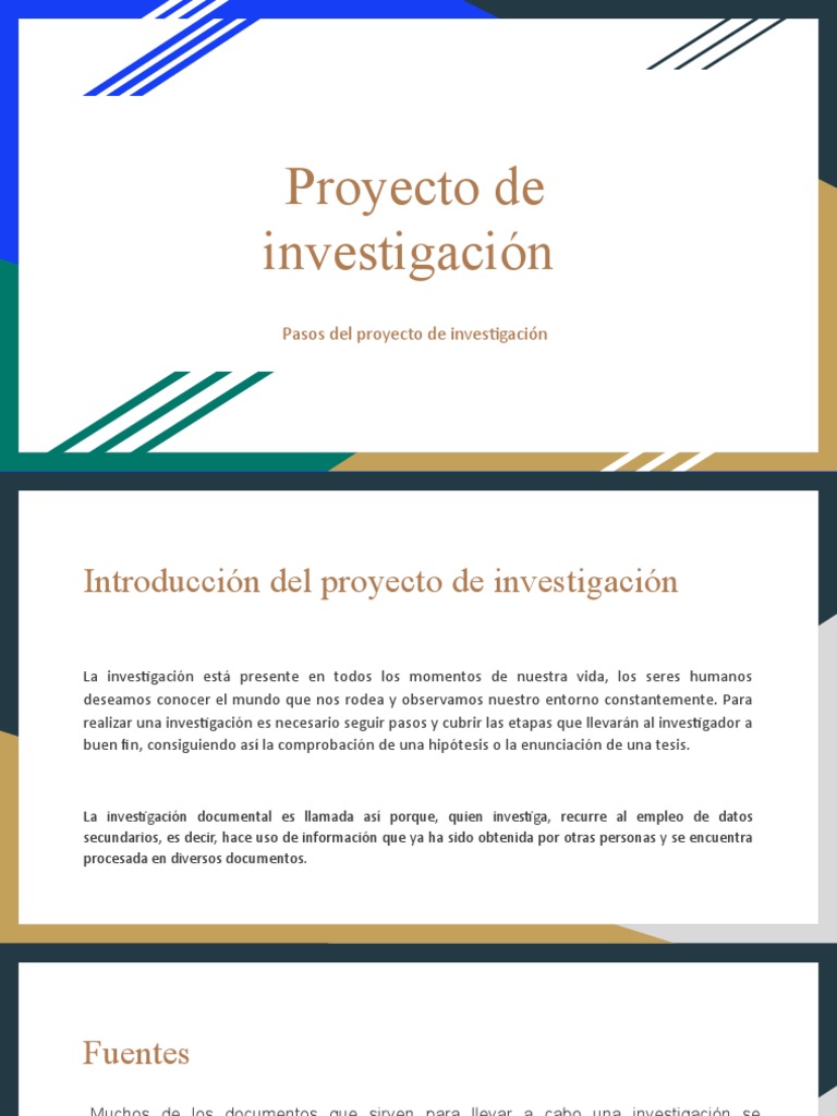 Pasos Clave en un Proyecto de Investigación | PDF | Teoría | Hipótesis