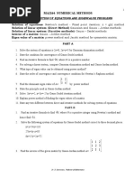 Ma2264-Numerical Methods: Unit-I: Solution of Equations and Eigenvalue Problems