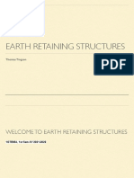 Earth Retaining Structures Course Outline (39