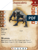 Path of Fire - Bestiary - Chupacabra