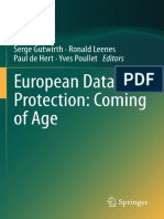 2013 Book EuropeanDataProtectionComingOf