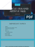 Article 15 (4) and Article 16