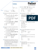 Algebra - Rep - Introductorio - Ecuacion de 1er 2do Grado Productos Notables - Tarea