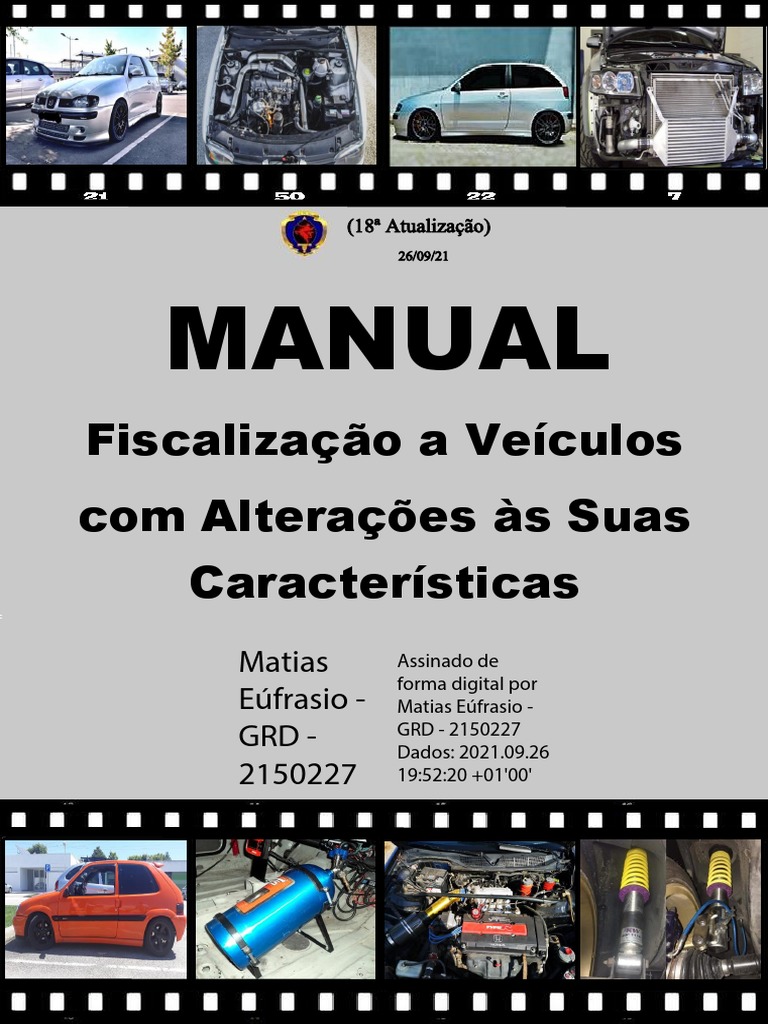 Alteração De Características E Modificações Veiculares – MYDAE