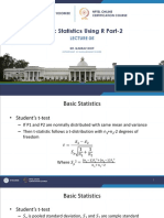 Basic Statistics Using R Part-2: Dr. Gaurav Dixit