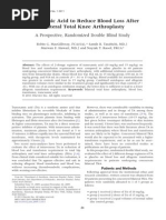 Download Tranexamic Acid to Reduce Blood Loss After by   SN55478714 doc pdf