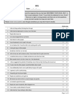 BPQ Borderline Personality Questionnaire