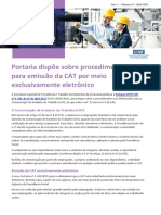 RT Informa N. 09 Abril - Portaria Dispoe Sobre Procedimentos para Emissao Da CAT Por Meio Exclusivamente Eletronico