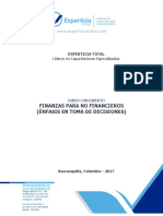 FINANZAS PARA NO FINANCIEROS (ENFASIS EN TOMA DE DECISIONES) BARRANQUILLA