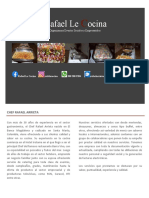 Brochure Rafael Le Cocina Eventos Especiales 2021