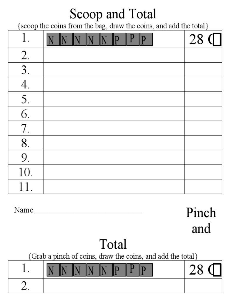 Scoop and Total | PDF
