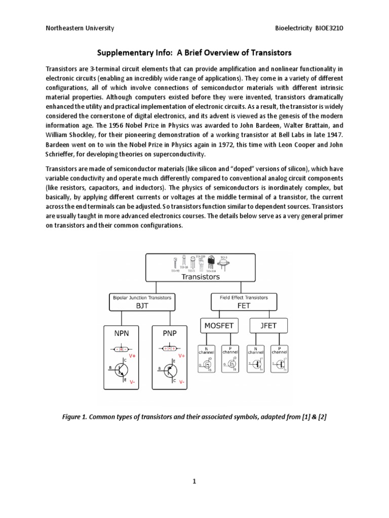Intro To Transistors PDF Bipolar Junction Transistor Transistor