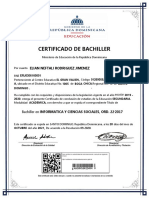 Certificado ELIAN