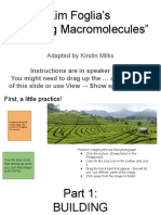 Kim Foglia's Building Macromolecules, Digital Edition Workspace