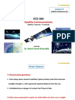 Satellite Communications: Dr. Sherif Ismail Elsanadily