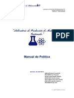 Manual de Políticas