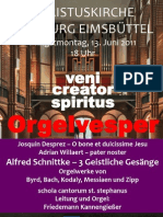 Orgelvesper Christuskirche 13.06.2011