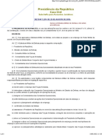 Decreto Nº7.276 de 25 de Agosto de 2010. Aprova A Estrutura Militar de Defesa