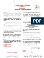 Moniciones Del Bautismo Del Señor 9 de Enero de 2022