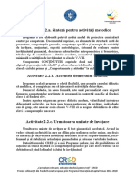 Activitate 2.2. Sinteza Pentru Activitati Metodice