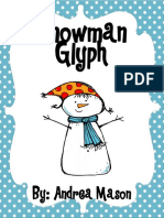 Snowman Glyph Fun Freebie