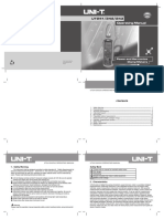 UT241/242/243 OPERATING MANUAL overview