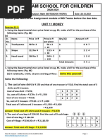 Unit 11 Ex 11.1 NB Work