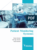 Patient Monitoring Systems: Patient Monitor Vital Sign Monitor Pulse Oximeter