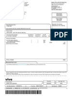 Conta Vivo detalhada com plano e serviços