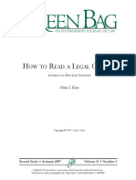 How To Read A Legal Opinion