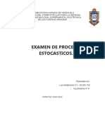 Examen de Procesos Estocasticos, Luis Maldonado