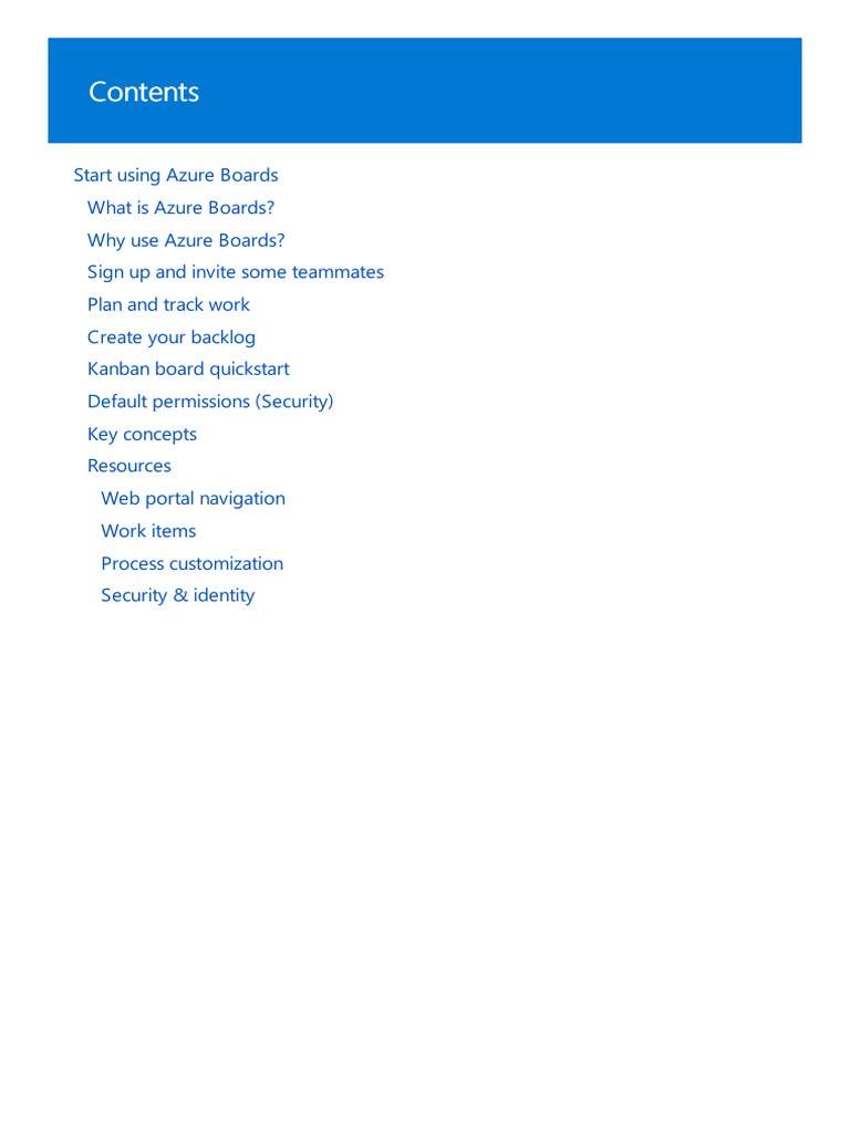 Getting Started with Azure Boards | PDF | Scrum (Software Development ...