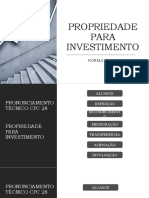 CPC 28 - Propriedade para Investimento