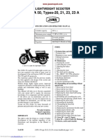 Jawa 50 Specification and Operator's Manual