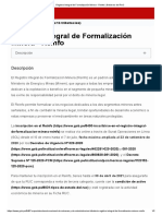 Registro Integral de Formalización Minera - Reinfo _ Gobierno Del Perú