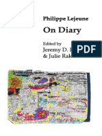 On Diary (Biography Monograph Series) by Philippe Lejeune (Z-lib.org)