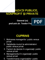 Tema 08. Organizaţii Publice, Nonprofit Şi Private