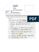 Examen Parcial de Metodología de la Investigación Científica de la UNAC