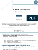 Cybersecurity Maturity Model Certification: December 3, 2021